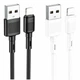 Кабель USB Lightning 1м 2.4А черный Hoco X83 для зарядки iPhone iPad - изображение 2