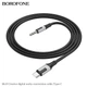 Кабель Aux Borofone BL19 Type-C 1м черный для подключения наушников и колонок с надежными коннекторами - изображение 8