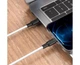 Кабель USB Type-C to Lightning 20W 1м 3А чорно-білий Hoco X21 Plus силіконовий - зображення 6