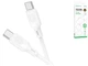 Кабель USB Type-C to Type-C 60W 1м 3A силікон білий Borofone BX113 - зображення 4