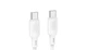 Кабель USB Type-C to Type-C 60W 1м 3A силікон білий Borofone BX113 - зображення 8