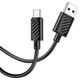 Кабель USB Type-C 3A 1м Hoco X88 Gratified черный для зарядки и синхронизации устройств - изображение 6