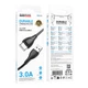 Кабель USB Type-C 3A 1м для зарядки и передачи данных черный Borofone BX121 ПВХ - изображение 3