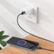 Кабель USB Micro 2.4A 1м Hoco X89 Wind Чорний для заряджання та синхронізації пристроїв з нейлону та алюмінію - зображення 7