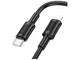 Кабель USB Type-C to Lightning 27W 1м черный Borofone BX111 для быстрой зарядки и передачи данных - изображение 7
