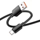 Кабель Type-C 100 W 1 м чорний для заряджання та передачі даних Hoco X96 Hyper - зображення 4