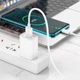 Кабель USB Type C 3А 1м для заряджання та синхронізації Hoco X88 Gratified білий пластик метал - зображення 6