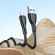 Кабель USB Micro 2.4A 1м чорний PVC для заряджання та синхронізації Borofone BX121 - зображення 7