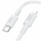 Кабель USB Type-C to Lightning 27W 1м PVC белый Borofone BX111 для зарядки и передачи данных - изображение 1