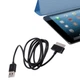 Кабель USB 30 pin Samsung P1000 черный длина 1 м для подключения планшетов к компьютеру - изображение 6