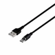 Кабель USB Type-C Hoco X52 Sereno магнитный 1м 3А черный для быстрой зарядки смартфонов - изображение 1