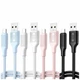 Кабель USB Type-C 3A 1м 30 штук чорний білий блакитний рожевий XO-NB265 - зображення 1