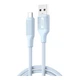Кабель USB Type-C 3A 1м 30 штук чорний білий блакитний рожевий XO-NB265 - зображення 6