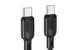 Кабель USB Type-C to Type-C 60W 1м силикон черный Borofone BX113 для быстрой зарядки и передачи данных - изображение 6