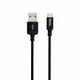 Кабель USB Type-C Hoco X14 1м черный с металлическими коннекторами текстильная оплетка - изображение 1