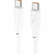 Кабель USB Type-C 100W 2м Hoco X93 Force белый для быстрой зарядки и передачи данных - изображение 1