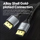 Кабель DisplayPort 2.1 4K 240Hz 1м чорний для підключення моніторів та ноутбуків - зображення 5