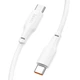 Кабель USB Type-C 100W 2м Hoco X93 Force белый для быстрой зарядки и передачи данных - изображение 7
