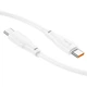 Кабель USB Type-C 100W 2м Hoco X93 Force белый для быстрой зарядки и передачи данных - изображение 8