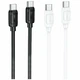 Кабель USB Type-C to Type-C 60W 1м 3A білий Hoco X115 для швидкого заряджання та передачі даних - зображення 2