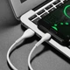 Кабель USB Type-C 3 А 1 м для заряджання та синхронізації білий Hoco X37 - зображення 7
