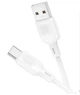 Кабель USB Type-C 3A 1м силиконовый белый Borofone BX113 для зарядки и передачи данных - изображение 6