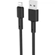 USB Lightning 1 м 5 А силіконовий чорний Borofone BX31 - зображення 4