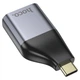 Перехідник Hoco UA33 Type-C to HDTV 4K 30Hz сірий ABS пластик алюмінієвий сплав для передачі зображення - зображення 4