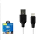 Кабель USB Type-C 1 м 3 А силіконовий чорно-білий Hoco X21 Plus для заряджання та синхронізації - зображення 7