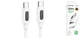 Кабель USB Type-C to Type-C 60W 1м силікон білий для швидкого заряджання та передачі даних Borofone BX114 - зображення 6