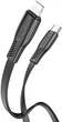 Кабель Borofone BX85 Type C to Lightning 1м 20Вт 3А черный для быстрой зарядки устройств Apple - изображение 8