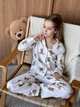 Пижама для девочек брюки+рубашка длинный рукав 140-146 см Teddy M220P5453 - изображение 3