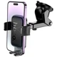 Холдер Hoco H79 Vista для смартфонів 4.5–7.0 дюймів чорний ABS із кріпленням на центральній консолі - зображення 4