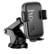 Холдер Hoco H79 Vista для смартфонів 4.5–7.0 дюймів чорний ABS із кріпленням на центральній консолі - зображення 5