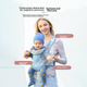 9I9 Подставка для переноски младенца на пояс, двойного назначения: для ношения спереди и сзади, подушка-сиденье для младенца, незаменимый аксессуар для путешествий, A35 серый - зображення 5
