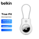 Брелок BELKIN для AirTag/AirTag2 с крючком для рюкзака защитный, белый - изображение 1
