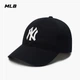 Бейсболка MLB для мужчин и женщин, подарок на день рождения, кепка с мягким козырьком, защита от солнца на открытом воздухе, 3ACP6601N-50BKS - изображение 1