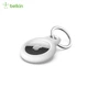 Брелок BELKIN AirTag/AirTag2, совместимый с устройствами Apple AirTag, защита от потери, силиконовый грязеотталкивающий противоударный чехол для трекера F8W973, белый. - изображение 3