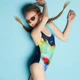 Купальник для девочки Speedo хлоростойкий, синий, размер 34 - изображение 3