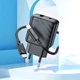 Зарядний пристрій HOCO CS23A USB-C PD30W + 1xUSB QC3.0 + cable USB-C to Lightning black (6942007609951) - зображення 9