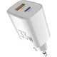 Зарядное устройство Sigma 1xUSB-C PD33W + 1xUSB QC3.0 GaN X-power PS33-01 white (4827798527719) - изображение 6
