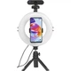 Набор блогера Hama Smartphone Tripod Smart-80 V2, 9.5cм, Bluetooth, LED ring (00004657) - изображение 2
