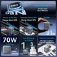 Зарядний пристрій VENTION 2xUSB-C PD70W + 1xUSB QC3.0 22.5W GaN + cable USB-C to USB-C 1.0m black gray (TZ-FEXH0-EU) - зображення 11