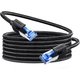 Патч-корд 1.5м, S/FTP cat 7 RJ-45 COPPER black Ugreen (U_80430) - изображение 2