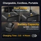 Портативный автокомпрессор M-903A аккумуляторный насос для колес 150 PSI power bank 6000 mAh LED фонарь компрессор для авто - изображение 7