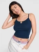 Женский топ Victoria's Secret (9994032547217) Keyhole Charm Cami L синий - изображение 1