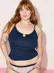 Женский топ Victoria's Secret (9994032547217) Keyhole Charm Cami L синий - изображение 4