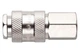 Швидкозйомне з'єднання Intertool PT-1804 із внутрішнім різьбленням 1/4", нержавіюча сталь - зображення 3
