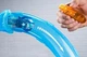 Светящиеся трубопроводные гонки CHARIOTS SPEED PIPES / трубопроводный автотрек / гоночный трек (27 деталей) - изображение 5