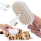 Паровая щетка массажер спрей 3 в 1 PET SPRAY MASSAGE BRUSH для вычесывания собак и кошек с паровым распылителем с ручкой - изображение 4